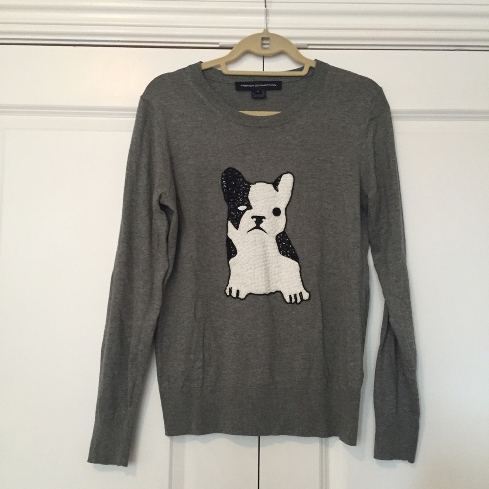 French connection frenchie sweater